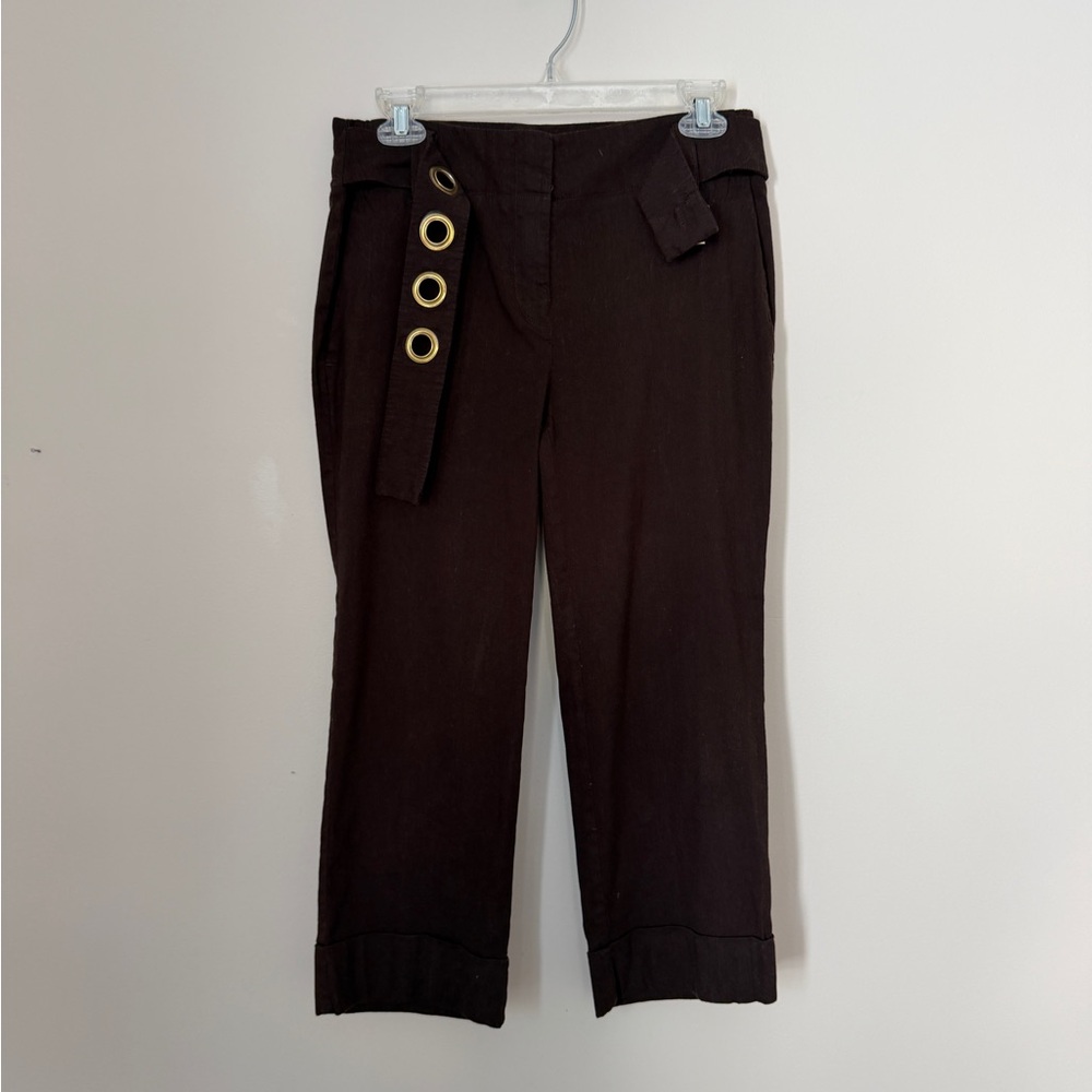 Chico's Dark Brown Cropped Pants